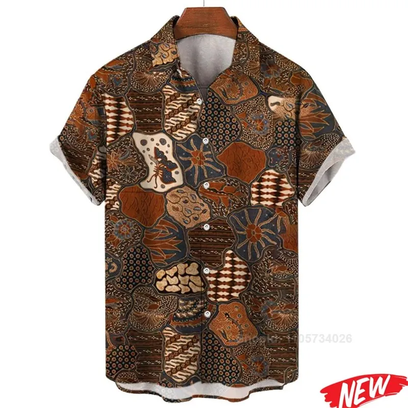 Vintage Hawaiian Floral Shirt - Vintage 3D Printed Floral Hawaiian Shirt