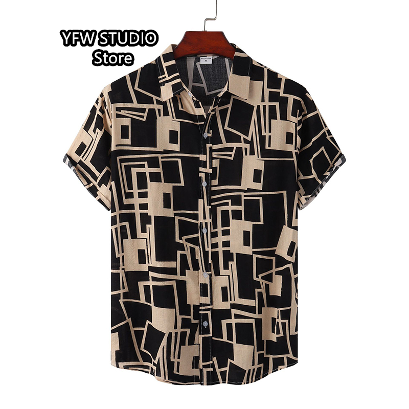 Vintage Hawaiian Floral Shirt - Men's Hawaiian Printed Vintage Floral Blouse