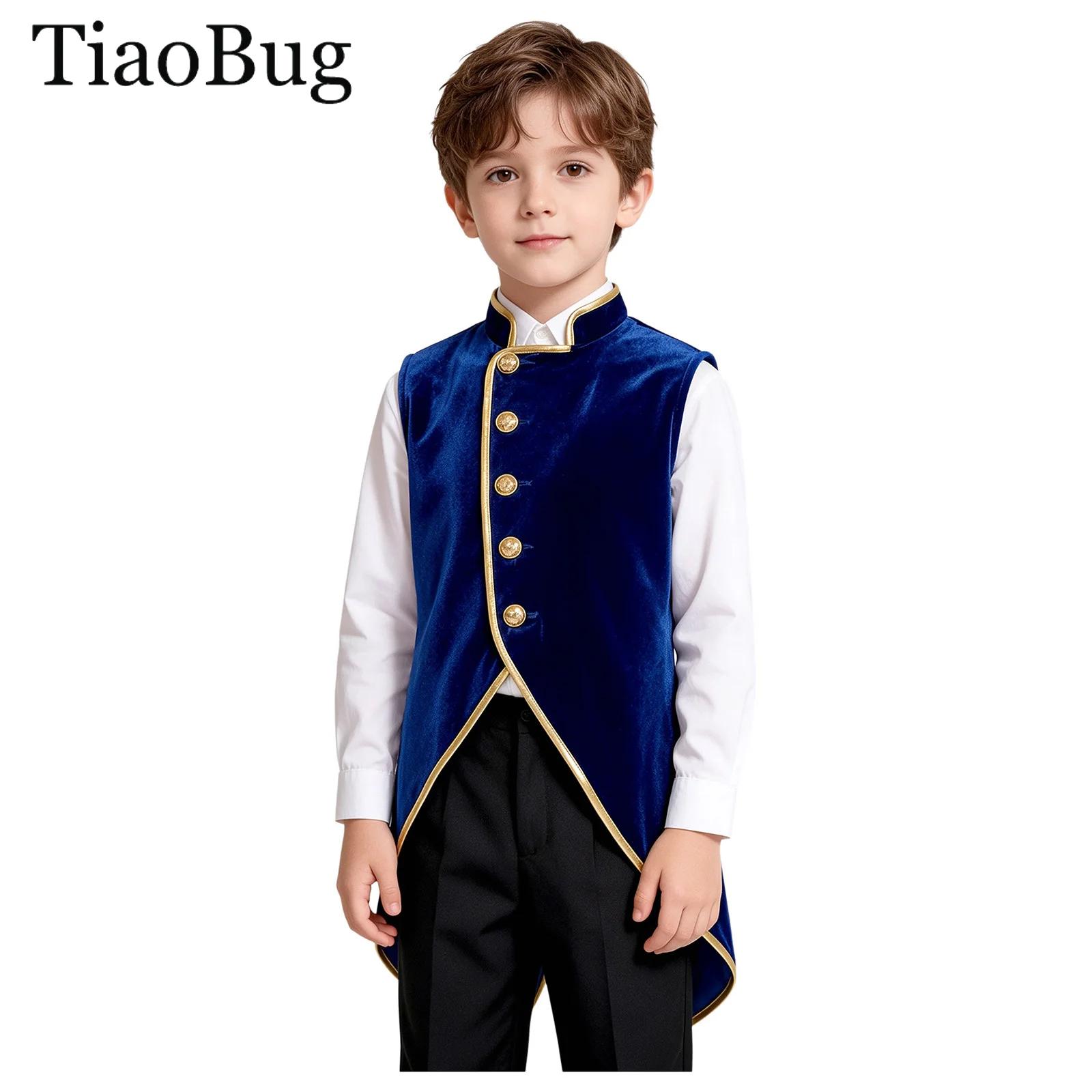 Jackets - Boys Vintage Medieval Renaissance Tailcoat Jacket