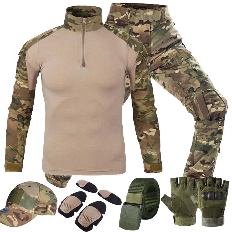 MC Outdoor Tactical Suits Mult - đánh giá và giá Tactical Military Shirt Cargo