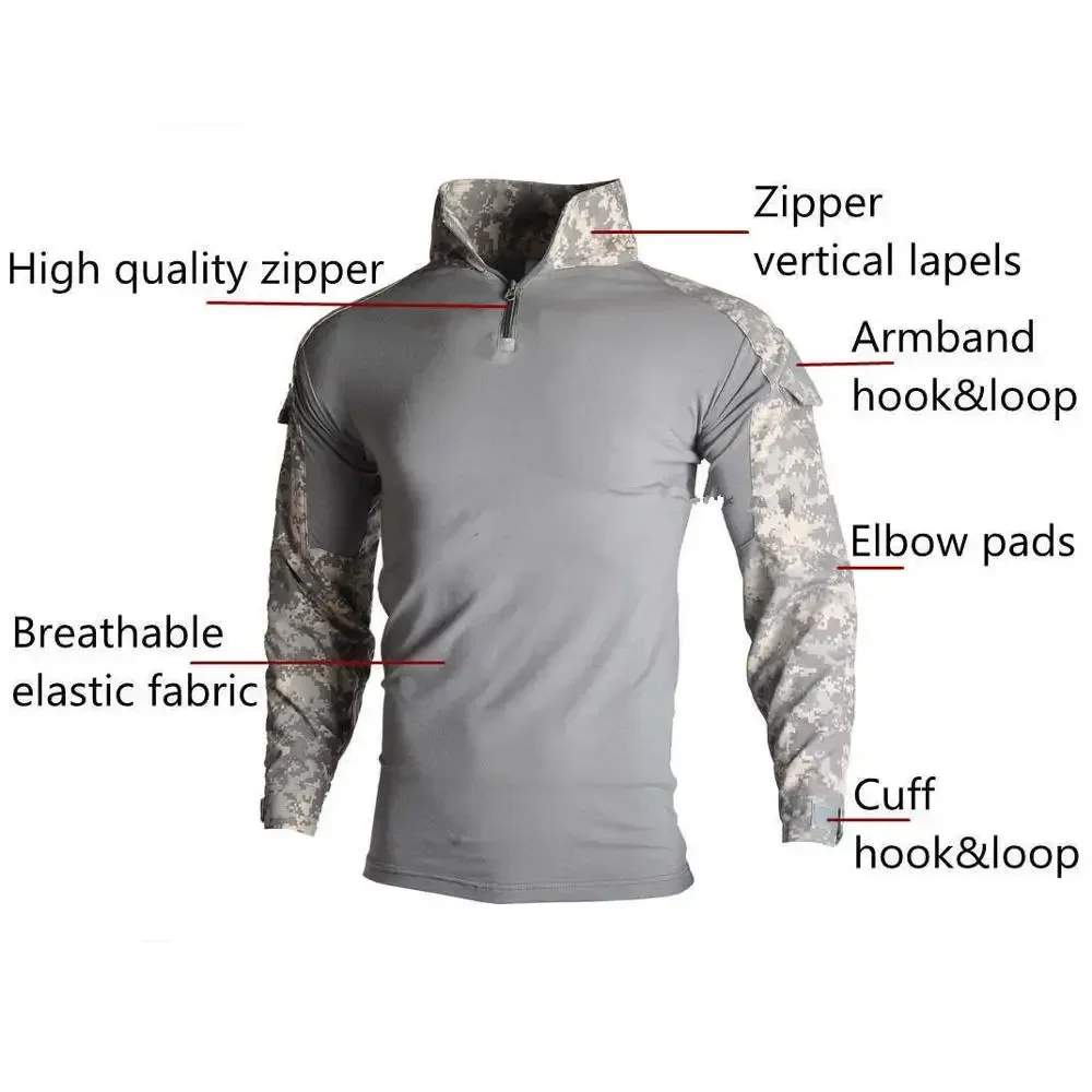 MC Outdoor Tactical Suits Mult - đánh giá và giá Tactical Military Shirt Cargo