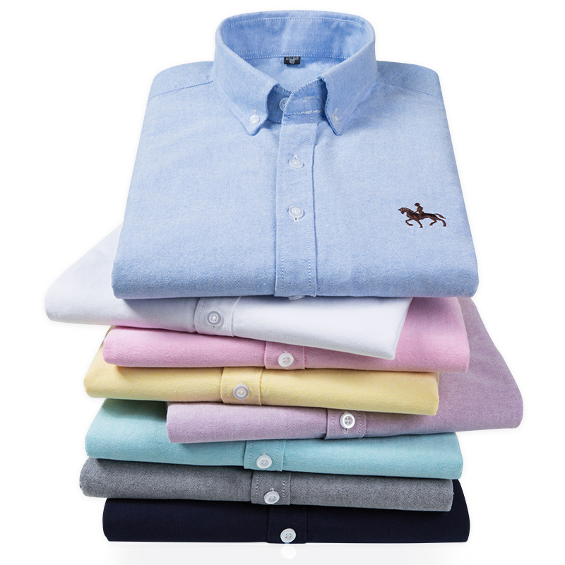New 100% Cotton Oxford Shirt F - đánh giá và giá Oxford Cotton Casual Shirt Business