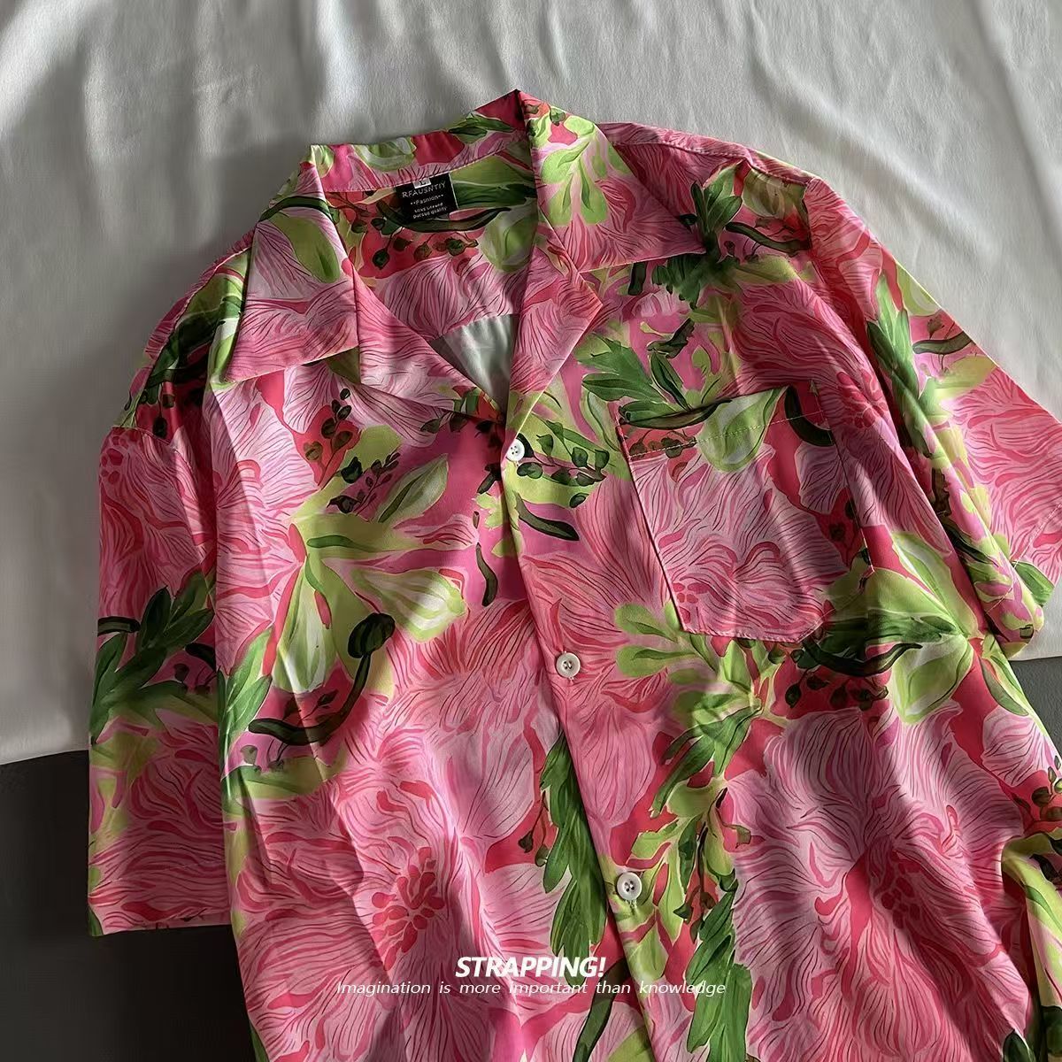 Vintage Beach Blusas Vocation  - đánh giá và giá Vintage Hawaiian Floral Shirt