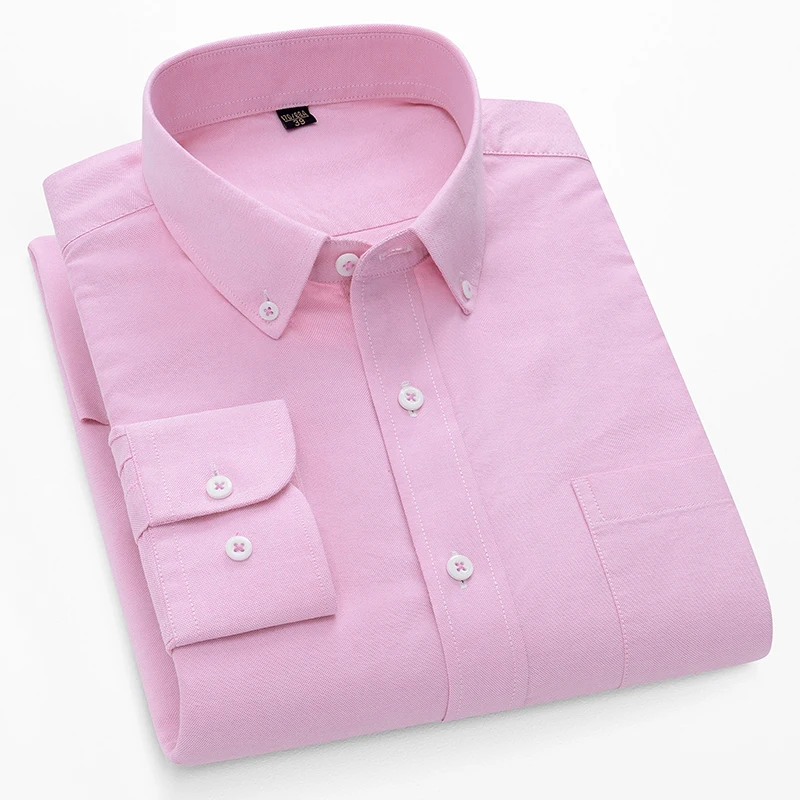 100%cotton oxford long-sleeve  - đánh giá và giá Oxford Cotton Casual Shirt Business