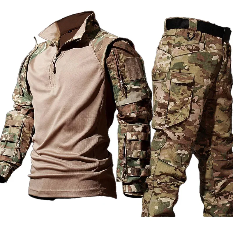 New Tactical Shirt Suit Men Ai - đánh giá và giá Tactical Military Shirt Cargo
