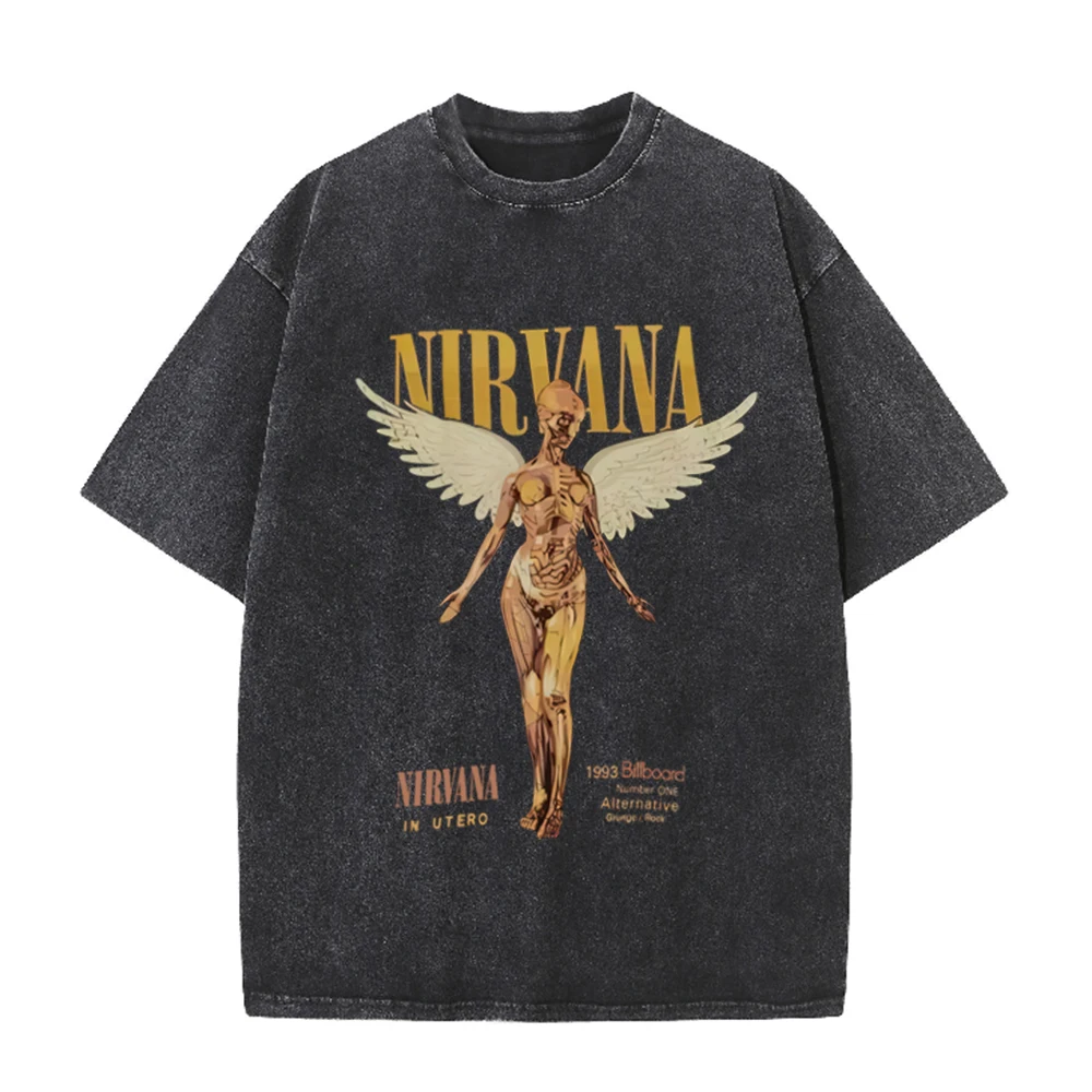Retro Acid Wash Oversized T-sh - đánh giá và giá Acid Wash Vintage Graphic T Shirt