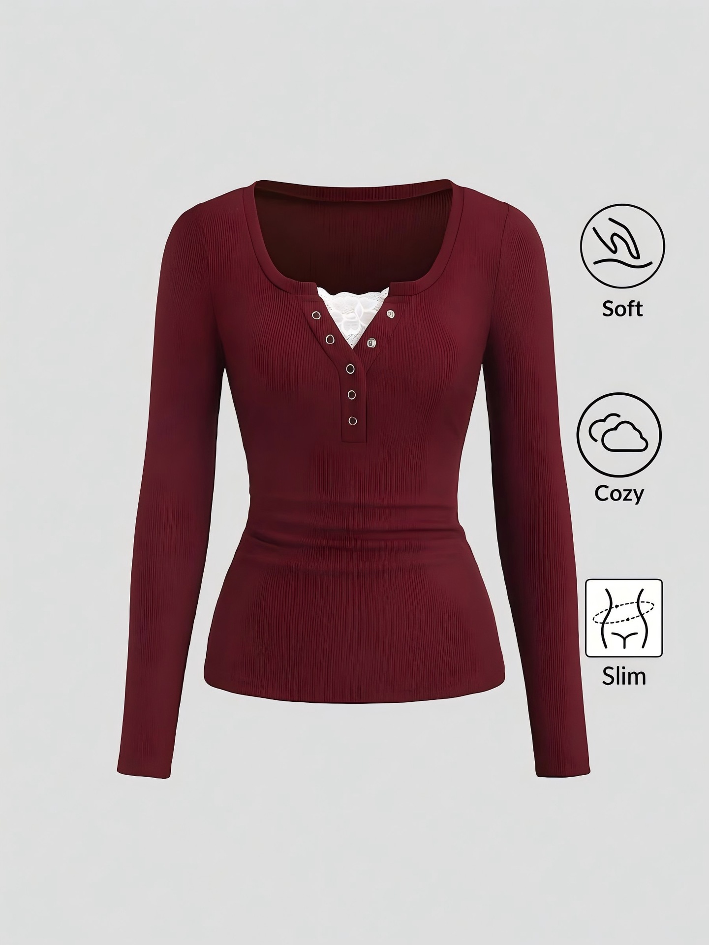 Women American Henley V Neck B - đánh giá và giá T-Shirts