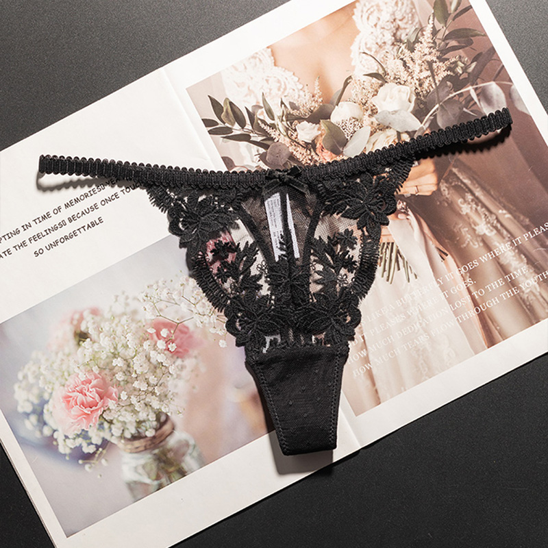 Lace Panties Sexy Thong Women  - đánh giá và giá Underwear