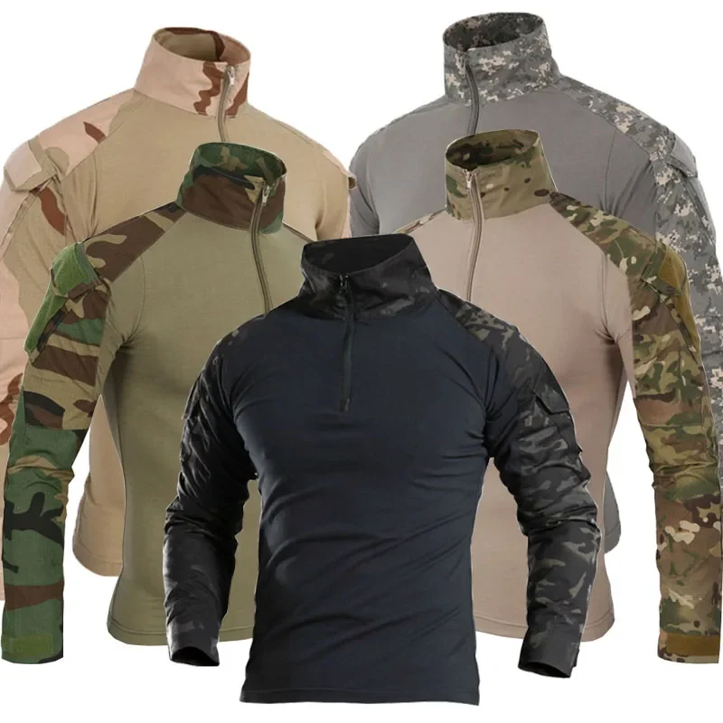 Combat Shirts Camo Cargo Sport - đánh giá và giá Tactical Military Shirt Cargo