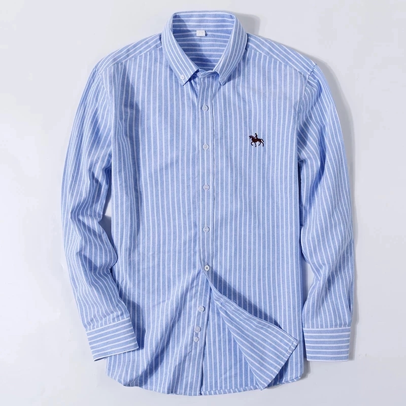 S-6XL Oxford Shirts for Men Lo - đánh giá và giá Oxford Cotton Casual Shirt Business